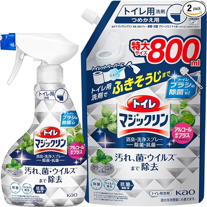 トイレ消臭スプレー 350ml+詰替800ml