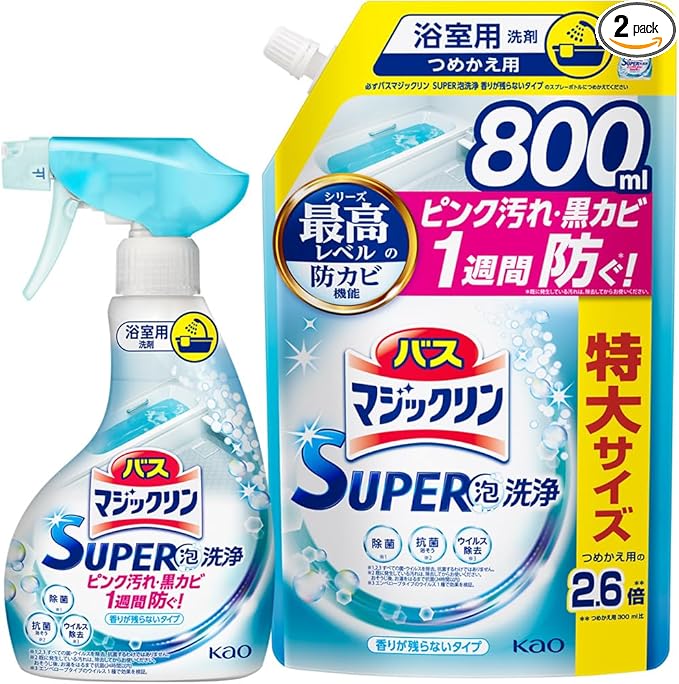 バス用洗剤 350ml+詰替800ml