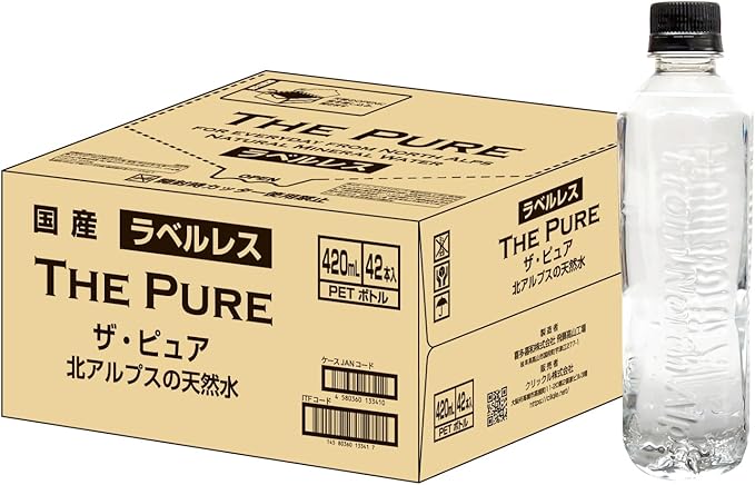 ミネラルウォーター 420ml×42本